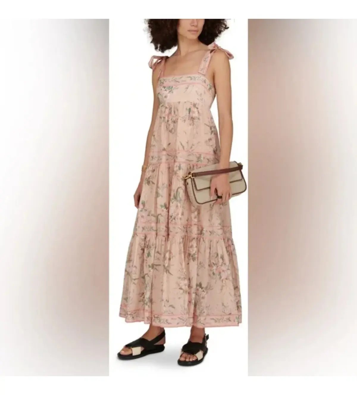 Zimmerman  Moonshine Tie-Shoulder Dress  Size AU 16 photo 4