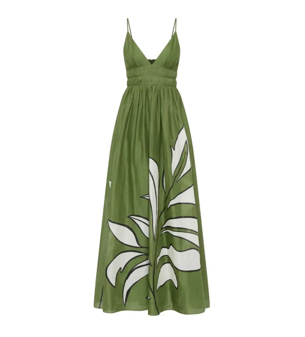 Aje Planetary Maxi Dress in Abstract Fern Size AU 12 photo 4