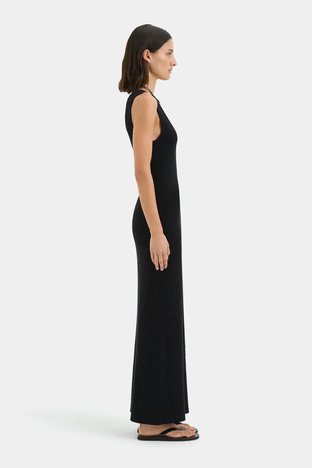 Sir the Label Chiara Scoop Neck Maxi Dress Black Size 2 / AU 10 photo 4