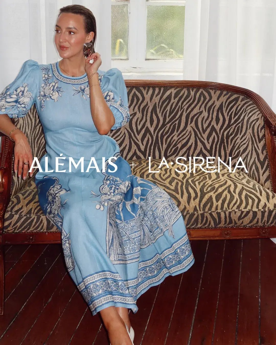 LA SIRENA EXCLUSIVE VILLA ROMANTICA MIDI DRESS Size 8 photo 2