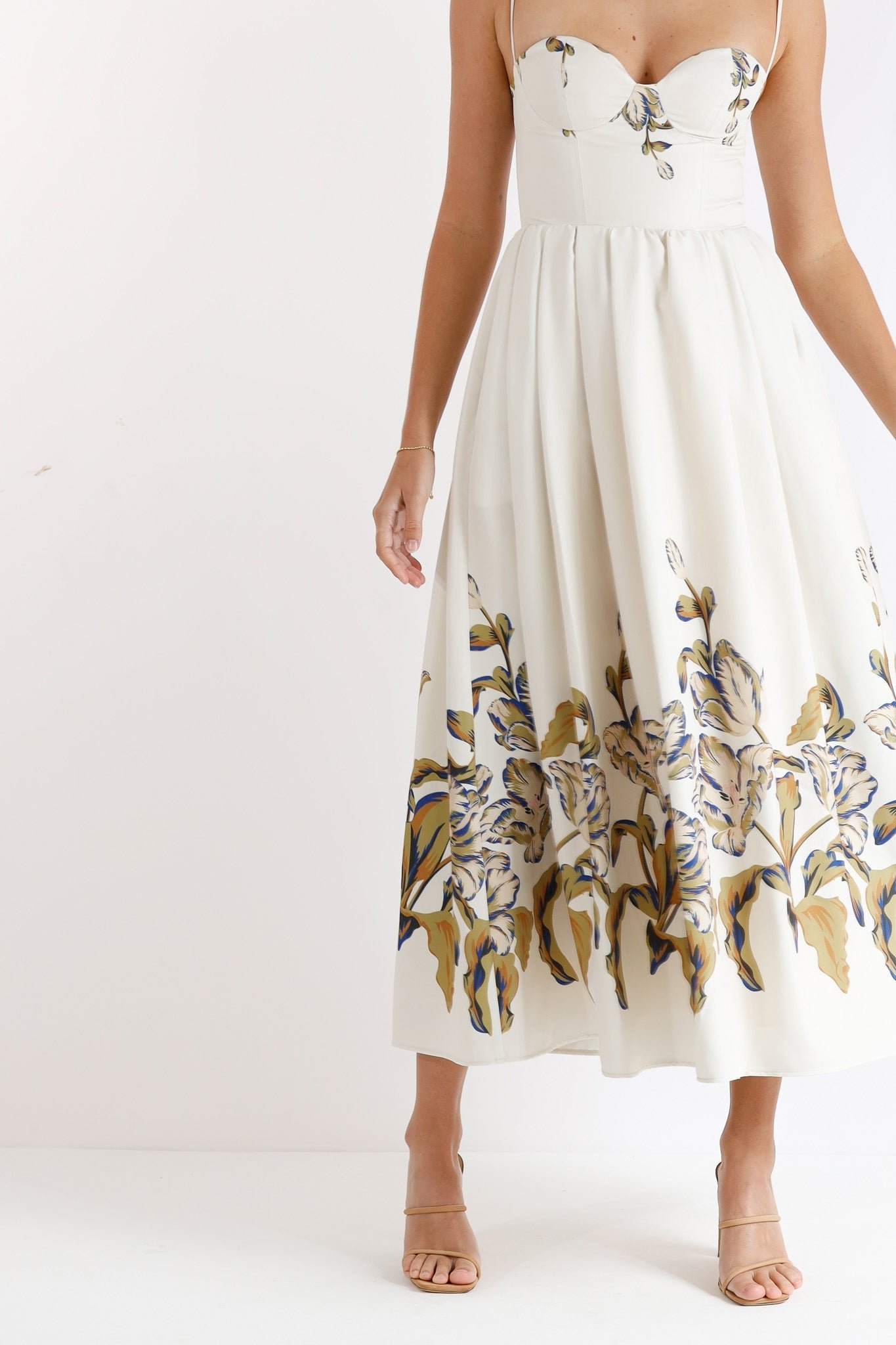 PASDUCHAS FLOURISH FLARED MIDI - MULTI photo 3