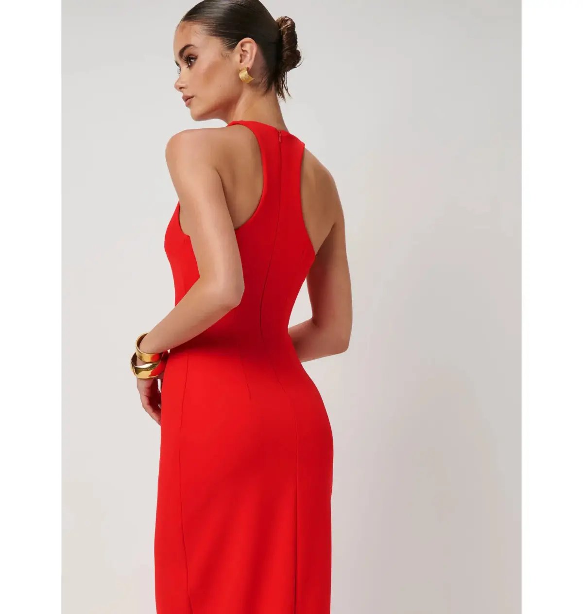 Effie Kats Eiza Gown in Cherry Red Size S / AU 8 photo 3