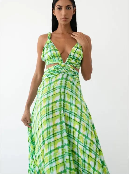 Le Salty Label Skylar Gown Green Multi Size M / AU 10 / medium photo 5