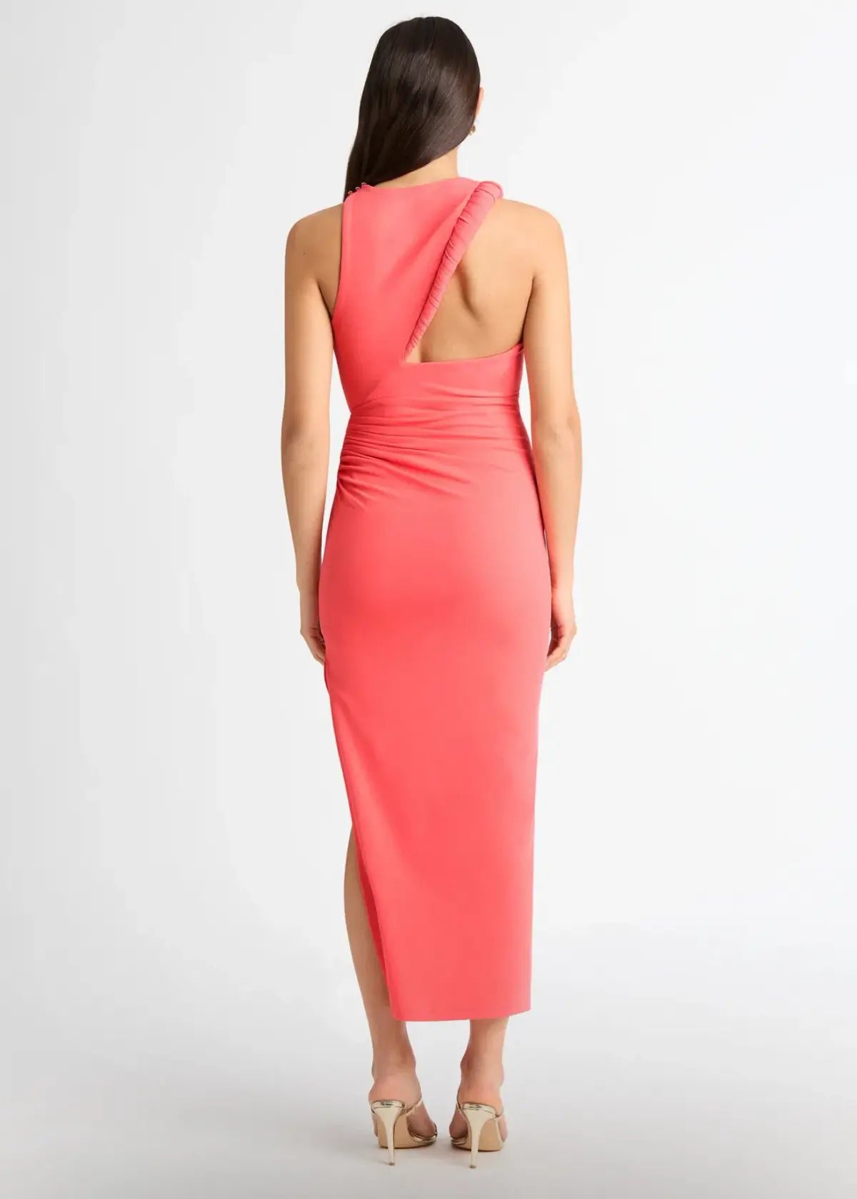 Sheike Portland Midi Dress Peach  Size 18 photo 3