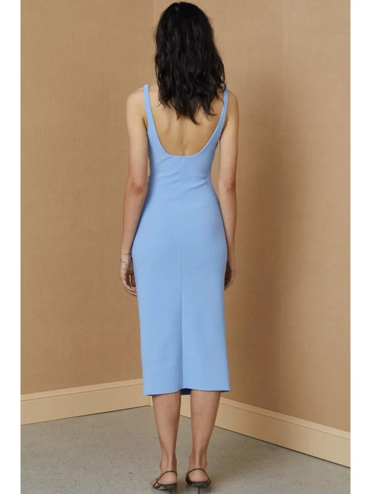 Bec & Bridge Hana Midi Dress Blue Size AU 8 photo 3