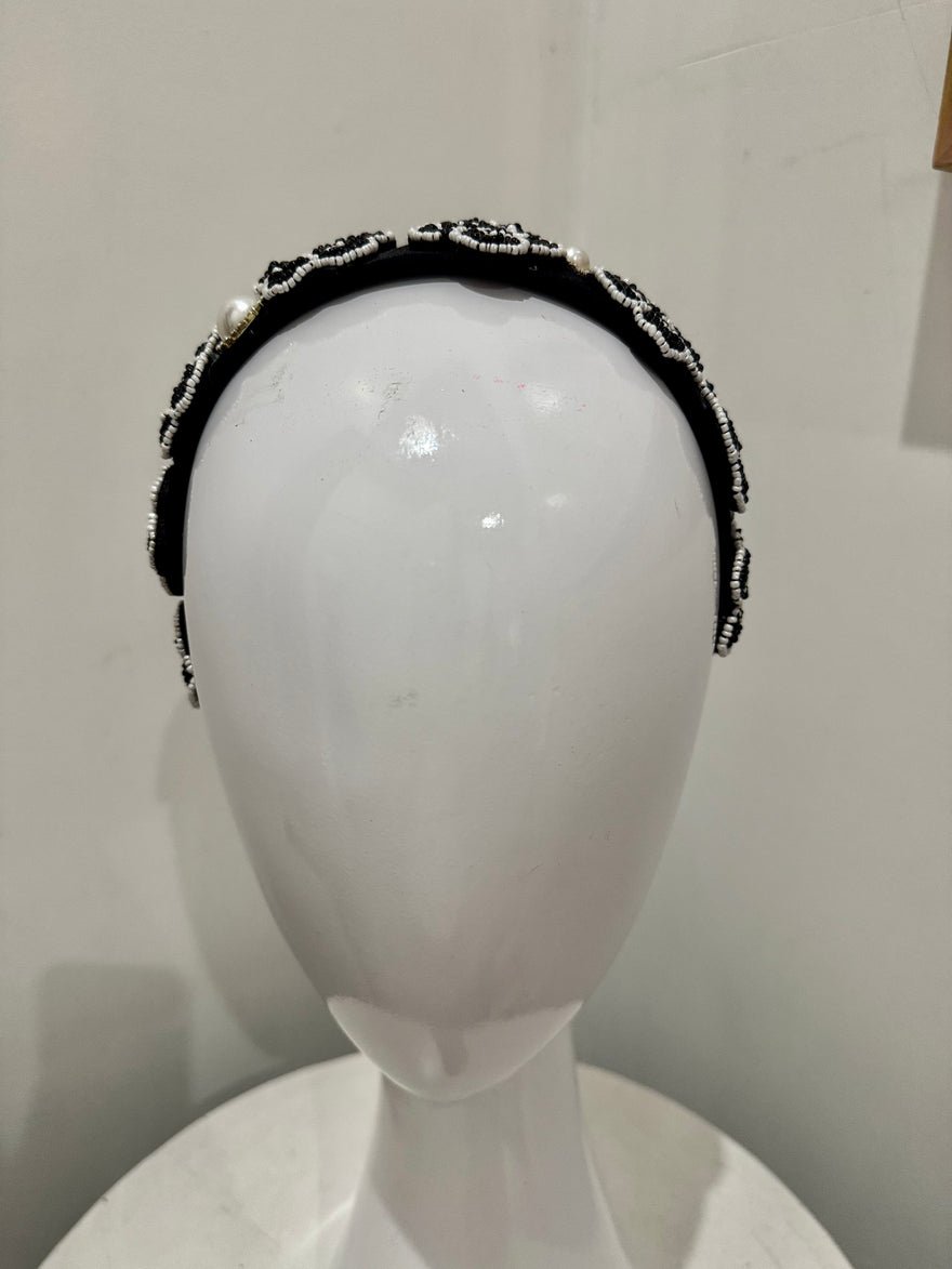 Vintage Wendy Scully  Beaded Headband photo 2