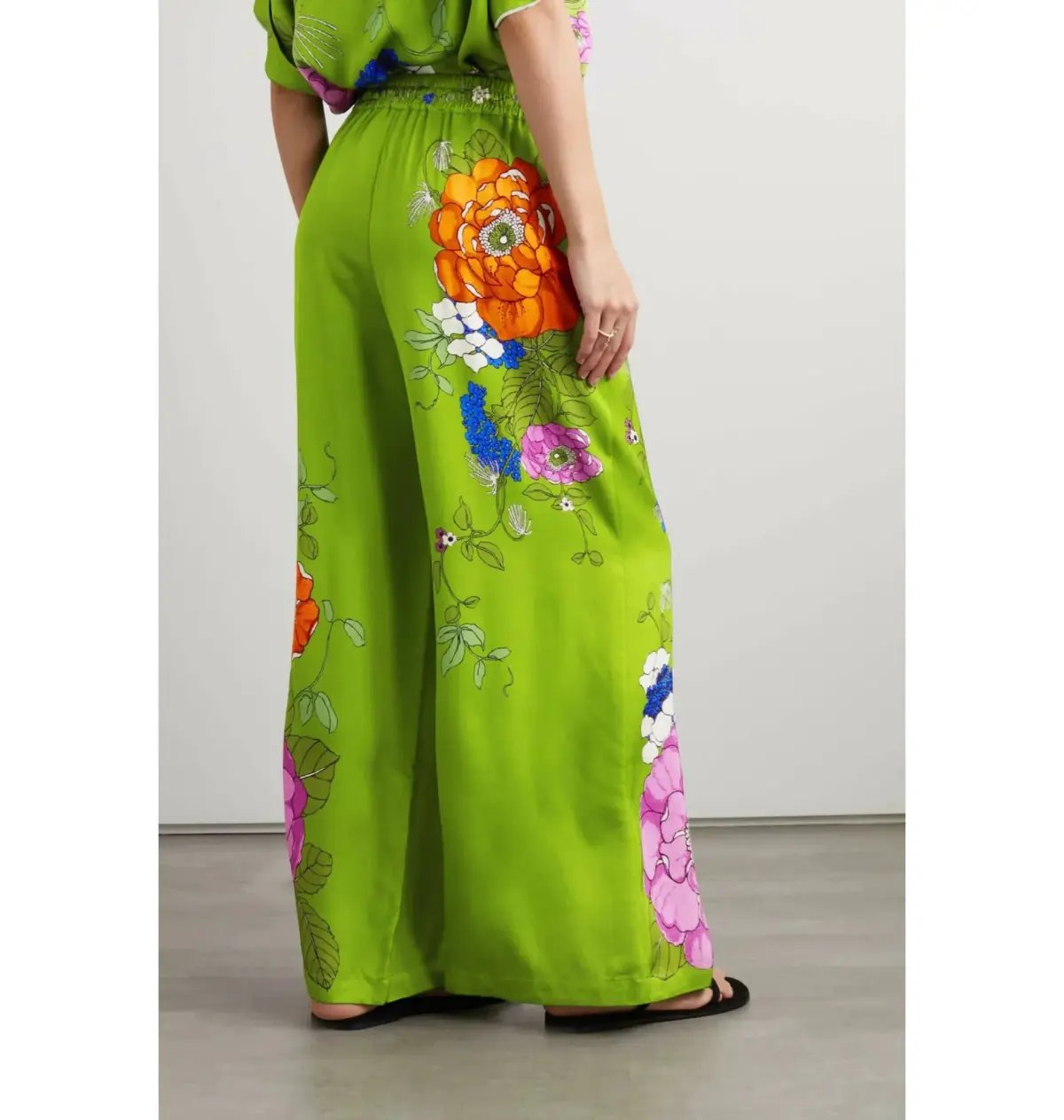 Alemais Olivia Shirt and Pant Set Green Print Size AU 14 photo 4