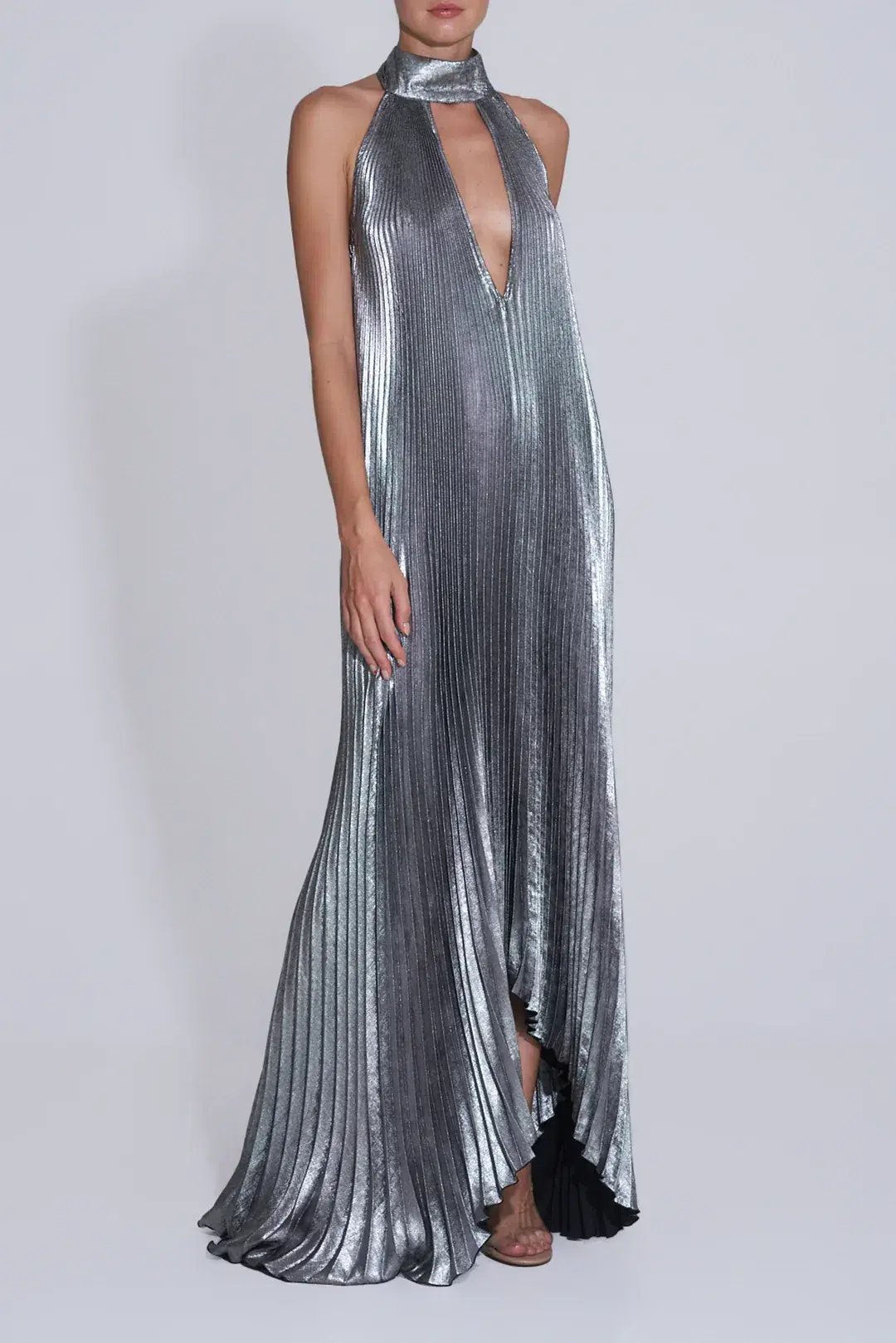L'IDEE OPERA GOWN GUNMETAL SHIMMER SIZE AU 6 photo 2