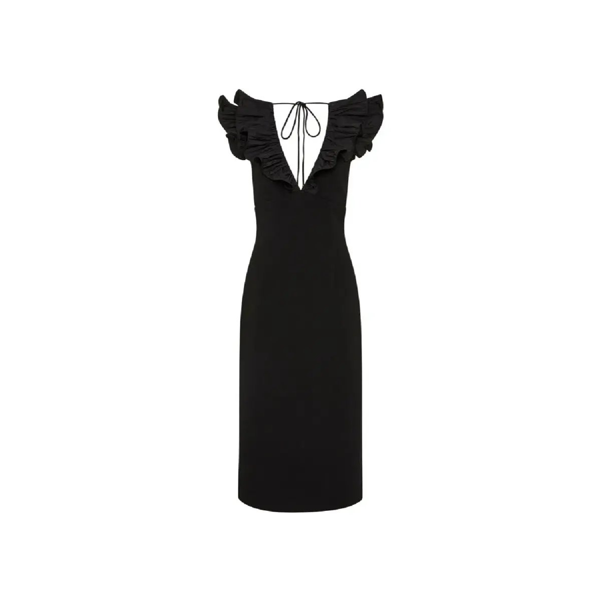 Rebecca Vallance Chloe Midi Dress Black Size 14 photo 4
