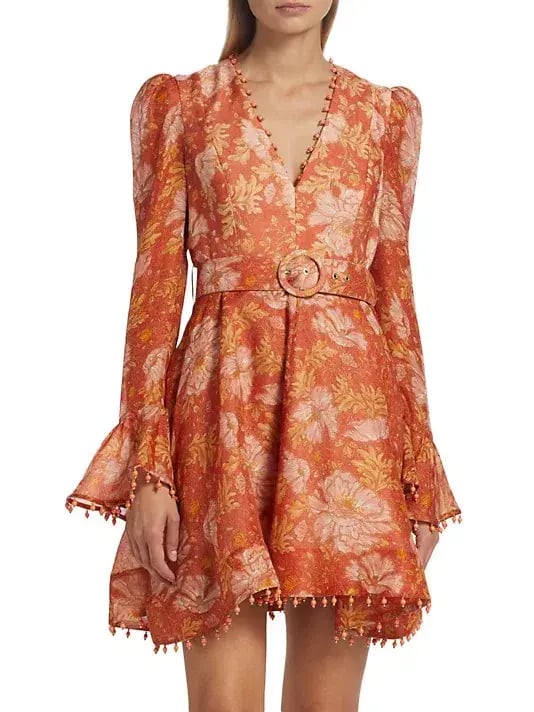 Zimmermann Kaleidoscope Mini Dress Floral Size 3 / Au 14 photo 2