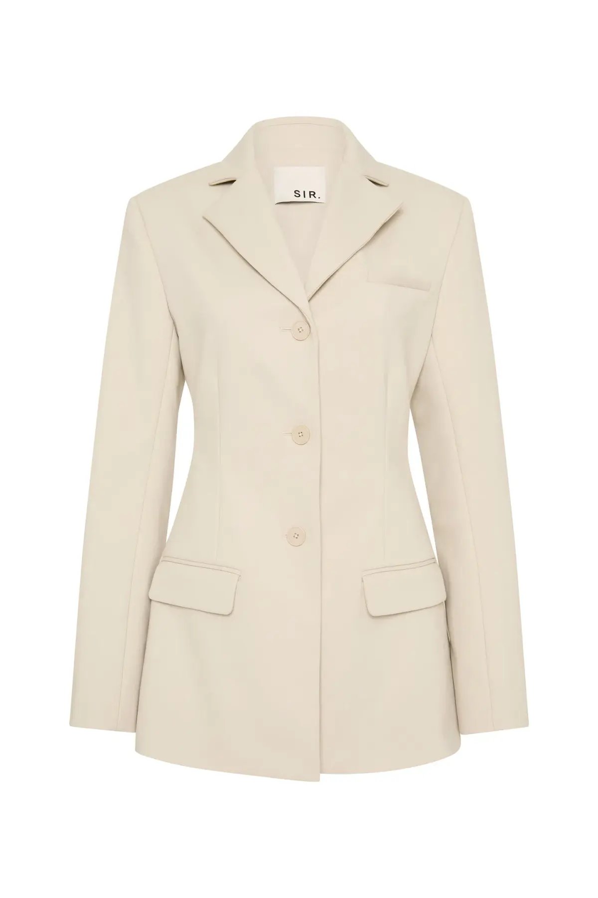 Sir The Label Musee Contoured Blazer  Ecru Size 3 / AU 12 photo 3