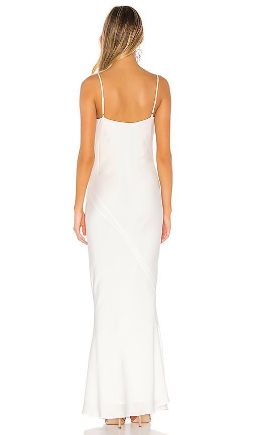 Shona Joy Luxe Bias Cowl Slip Dress Ivory Size 6 photo 2