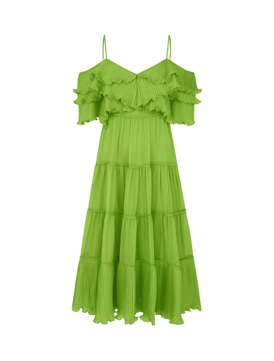 TALULAH COSMOS MIDI DRESS - MOJITO LIME photo 7