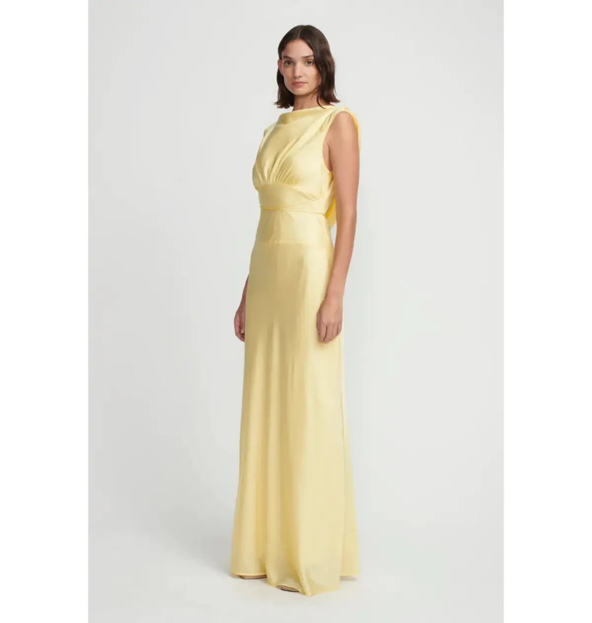 Hansen and Gretel Clara Bias Dress in Butter Size AU 8 photo 2