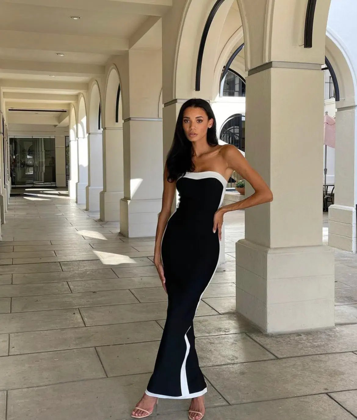 Bianca and Bridgett Ashley Dress Black Size 8 photo 4