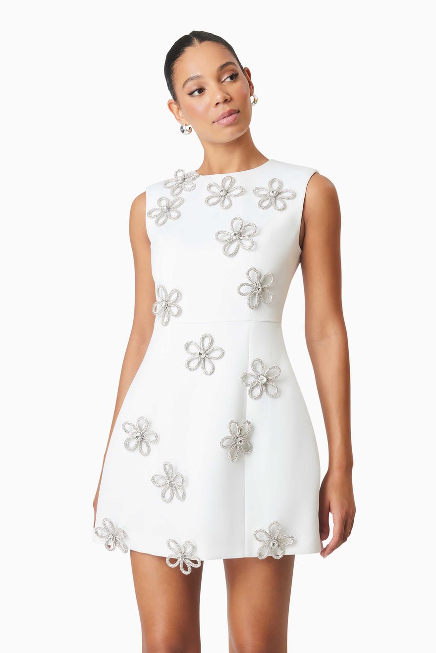 Elliatt Maiara Mini Dress - Ivory photo 4