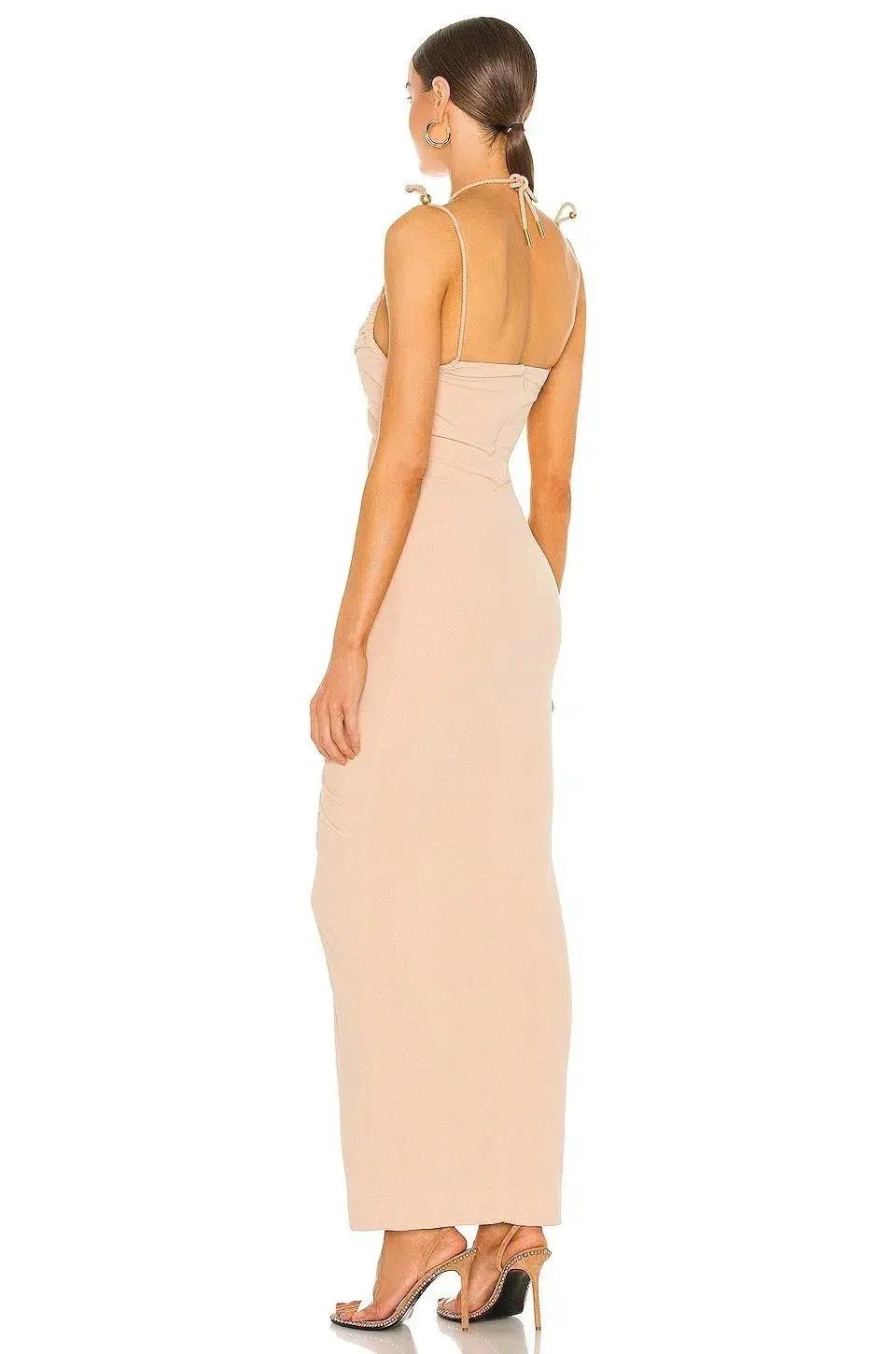 Dion Lee Gathered Butterfly Dress Nude Size 6 photo 3