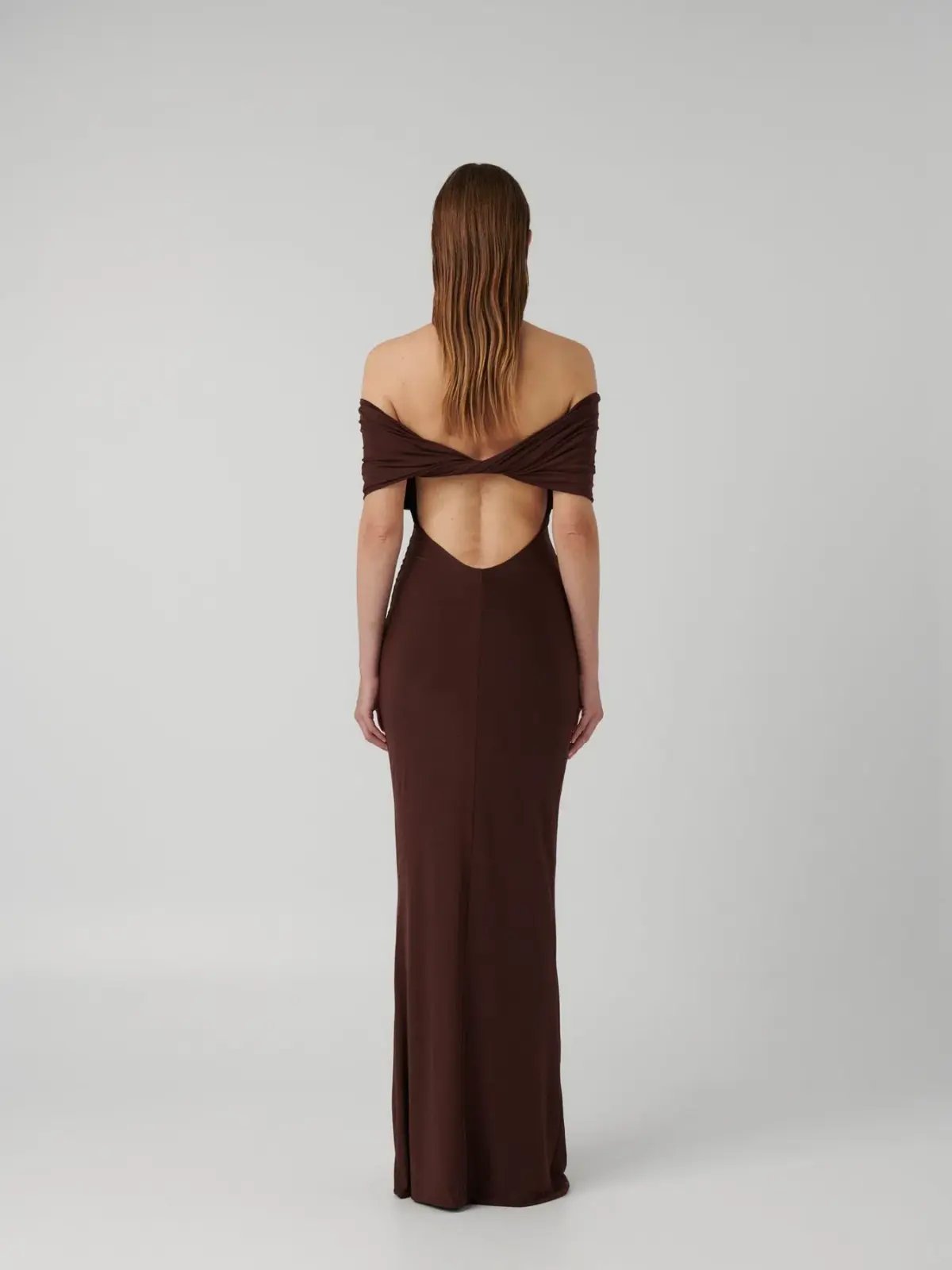 Effie Kats Viela Gown Cocoa Brown Size M / AU 10 photo 3