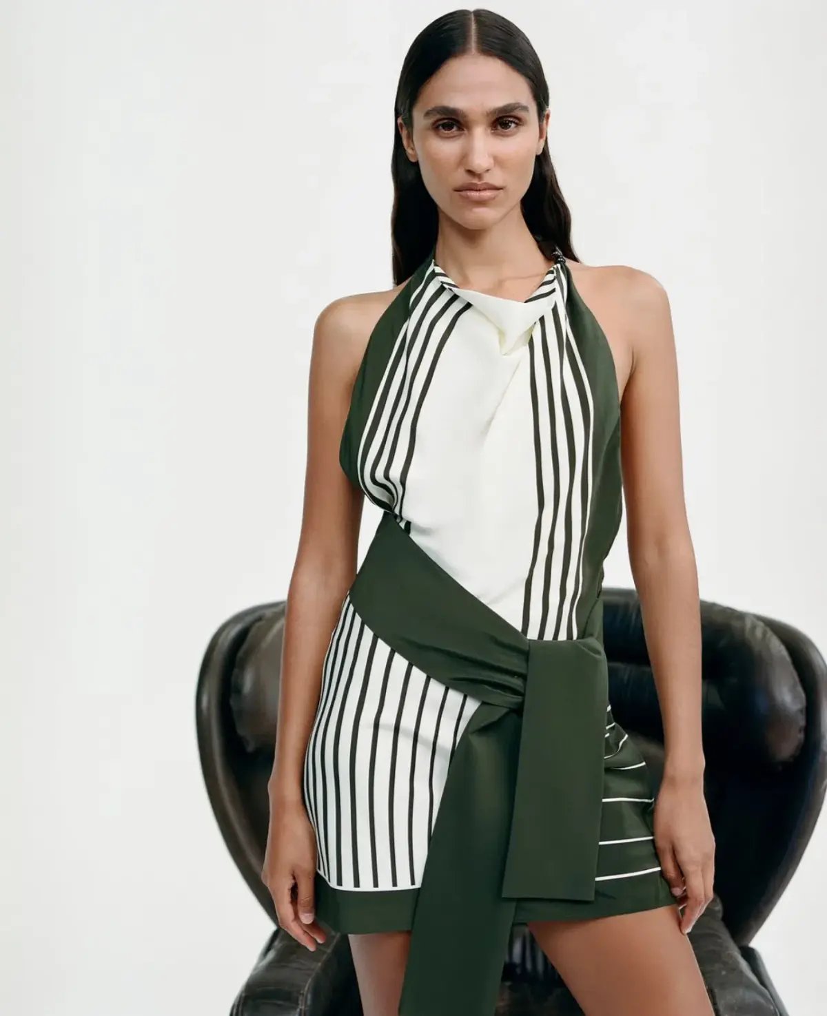 Sir the Label, Leilana Mini Dress, Garden Stripe Size 6 photo 2