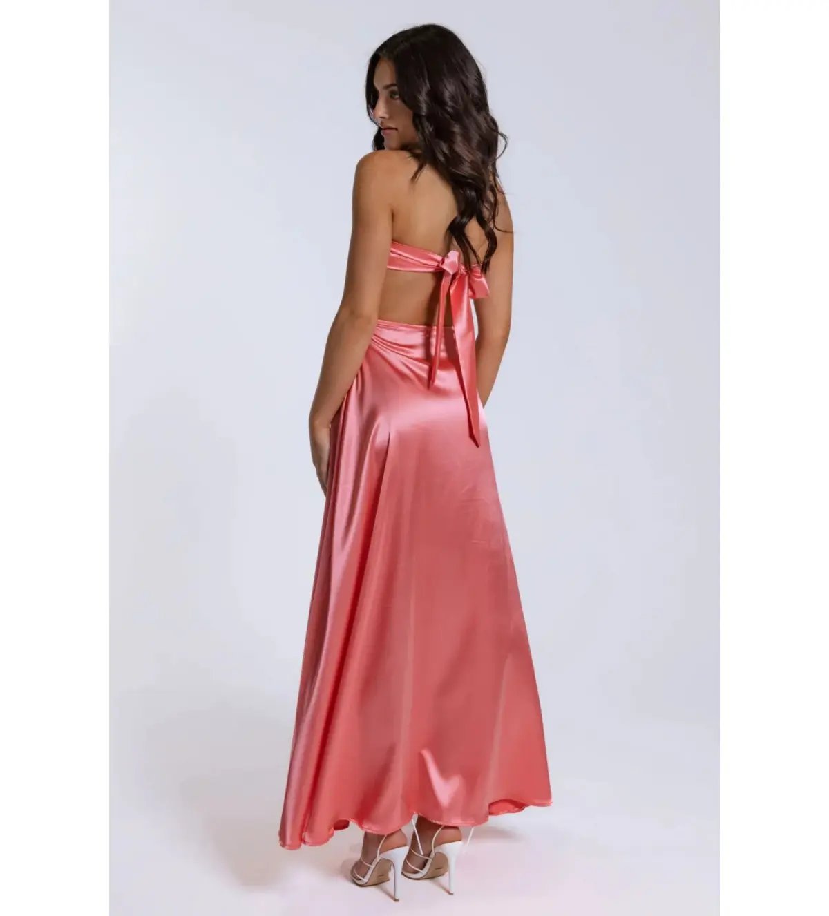 Lane + Sass Lucy Guava Gown Pink Size AU 8 photo 5