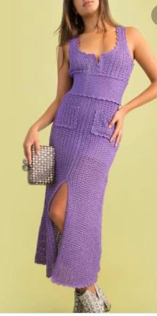 Alice McCall Coney Island Midi Dress in Violet Size 6. photo 2