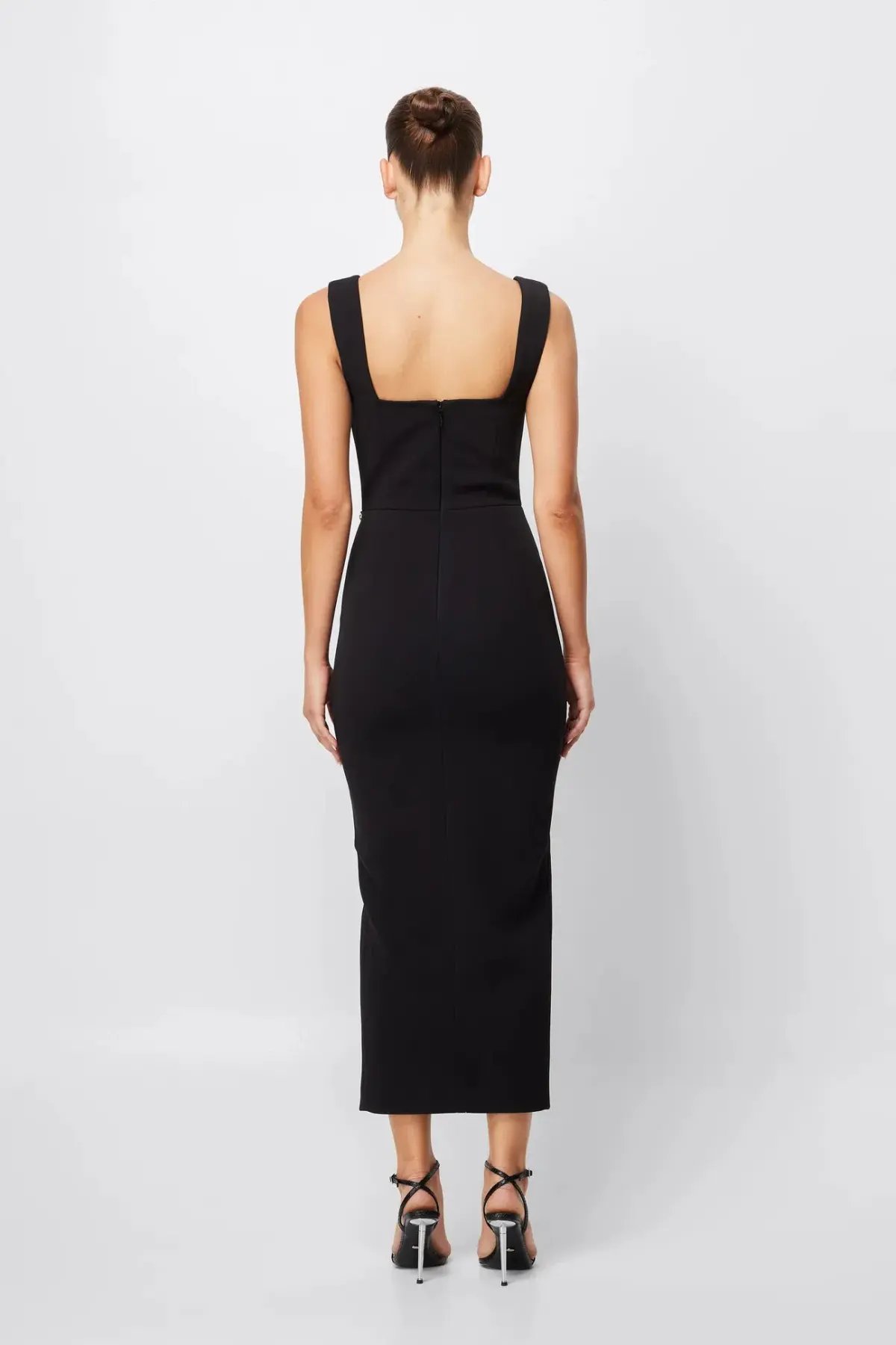 Mossman Envy Midi Dress Black Size AU 10 photo 4