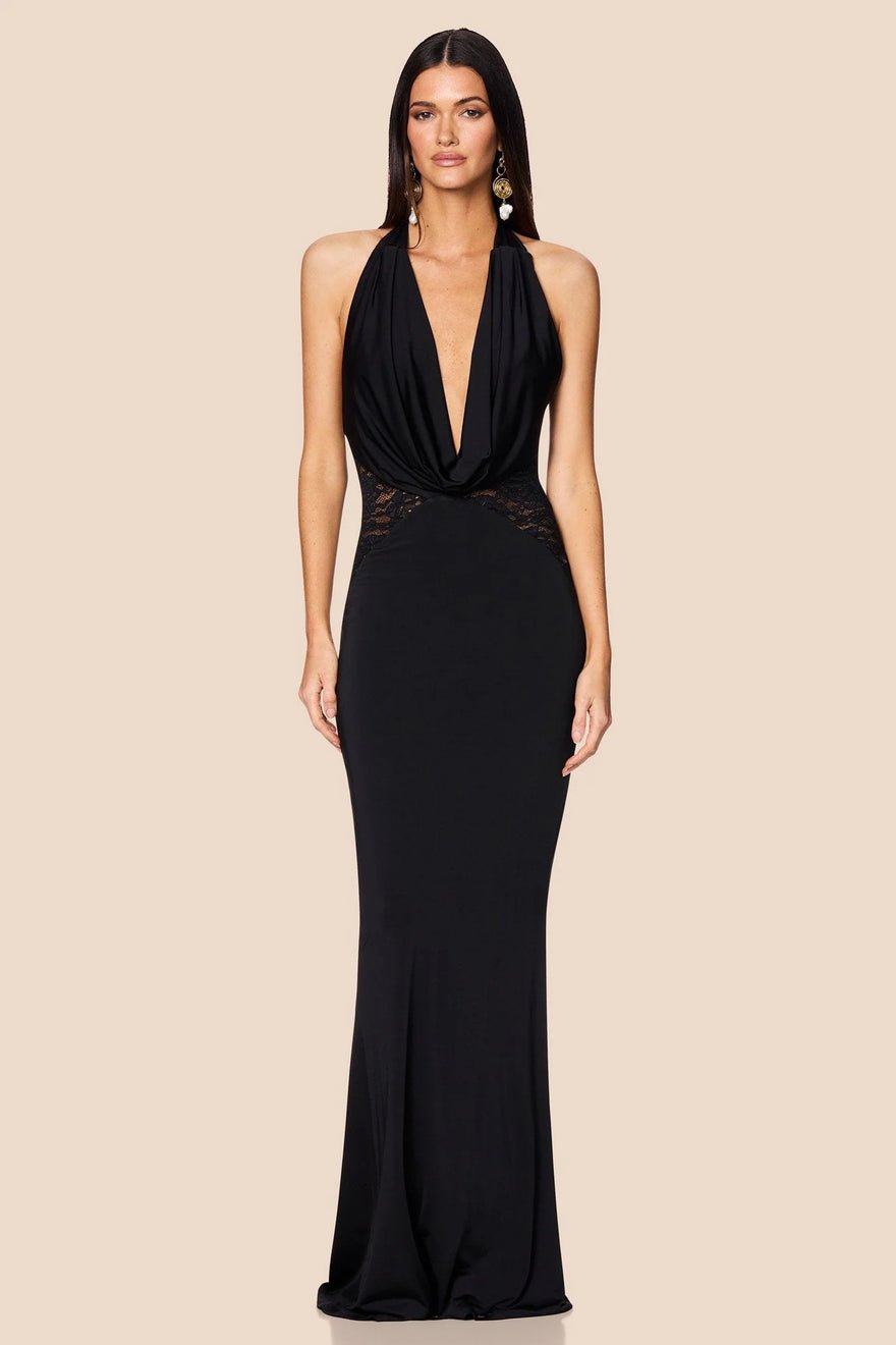Nookie Lala Gown - Black photo 3