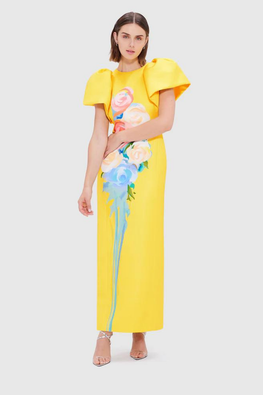 Leo Lin Lucinda Maxi Dress - Bouquet Print photo 2