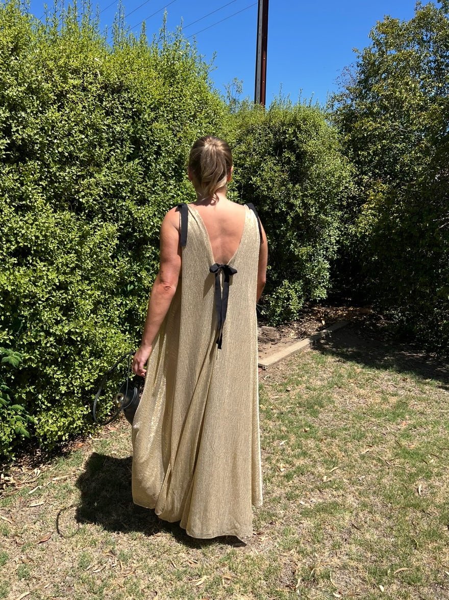 Scanlan Theodore Tinsel Grosgain Dress photo 2