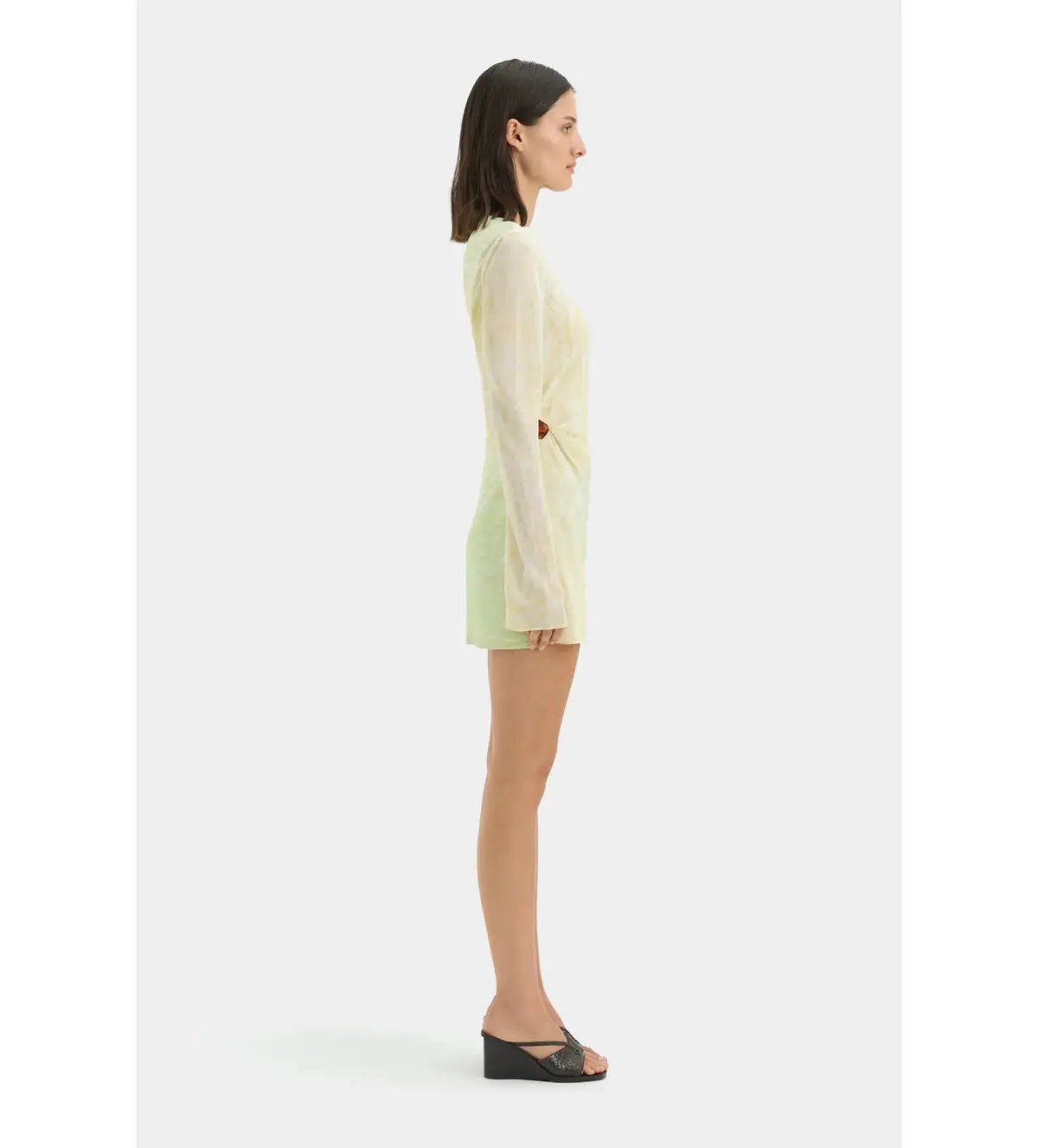 Sir the Label Citterio   Mini Dress in Giardino Citro Print Size 1/ AU 8 photo 2