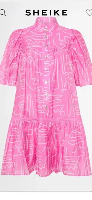Sheike Optical Illusions Mini Dress Size 8 photo 2