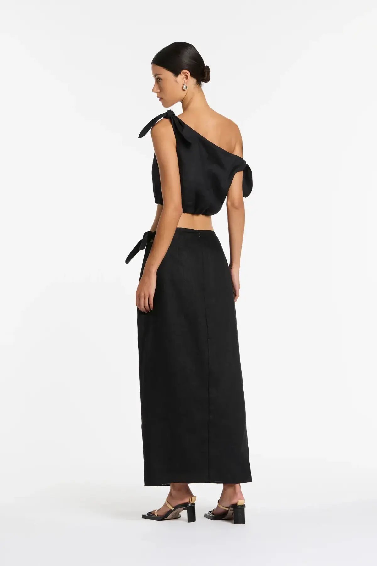 Sir the Label Bettina Top & Skirt Set Black Size 6 photo 2