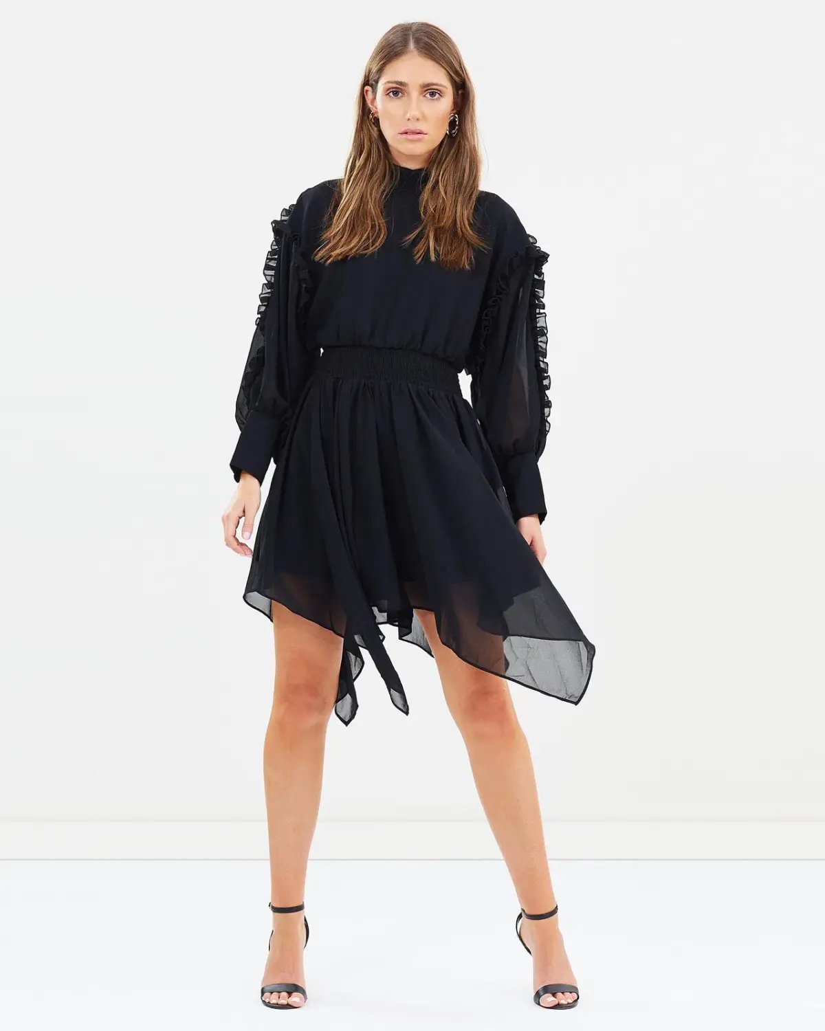 Mossman Nothing Ever Seen Before Dress Black Size AU 10 photo 2