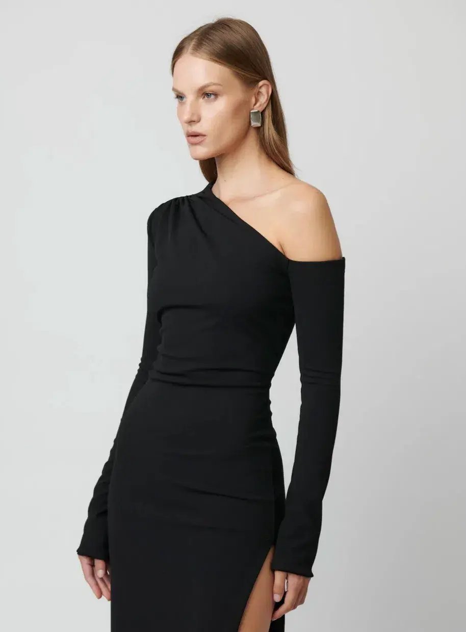 Effie Kats Cayley Gown Black Size L/ AU 12 photo 2