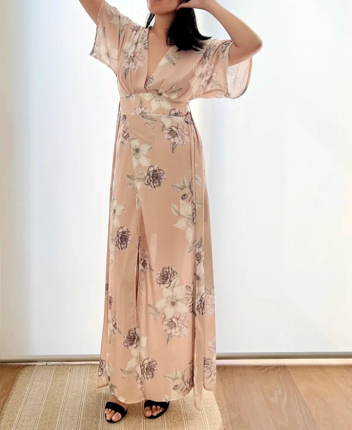 Sheike Bella Maxi Dress Floral Size 8 photo 2