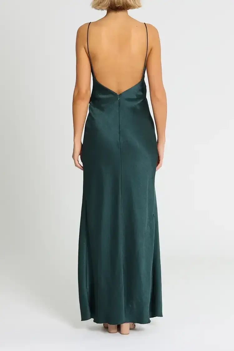 Camilla and Marc Bowery Slip Dress Fitzgerald Green Size 12 photo 3