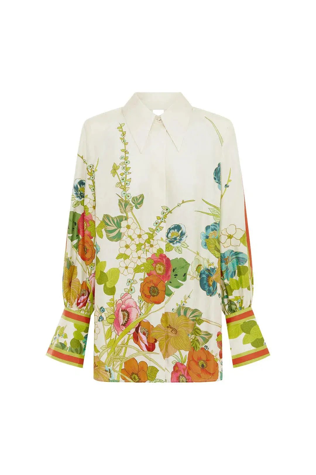 Alemais Constance Shirt and Pants Set Cream Floral Size 16 photo 4