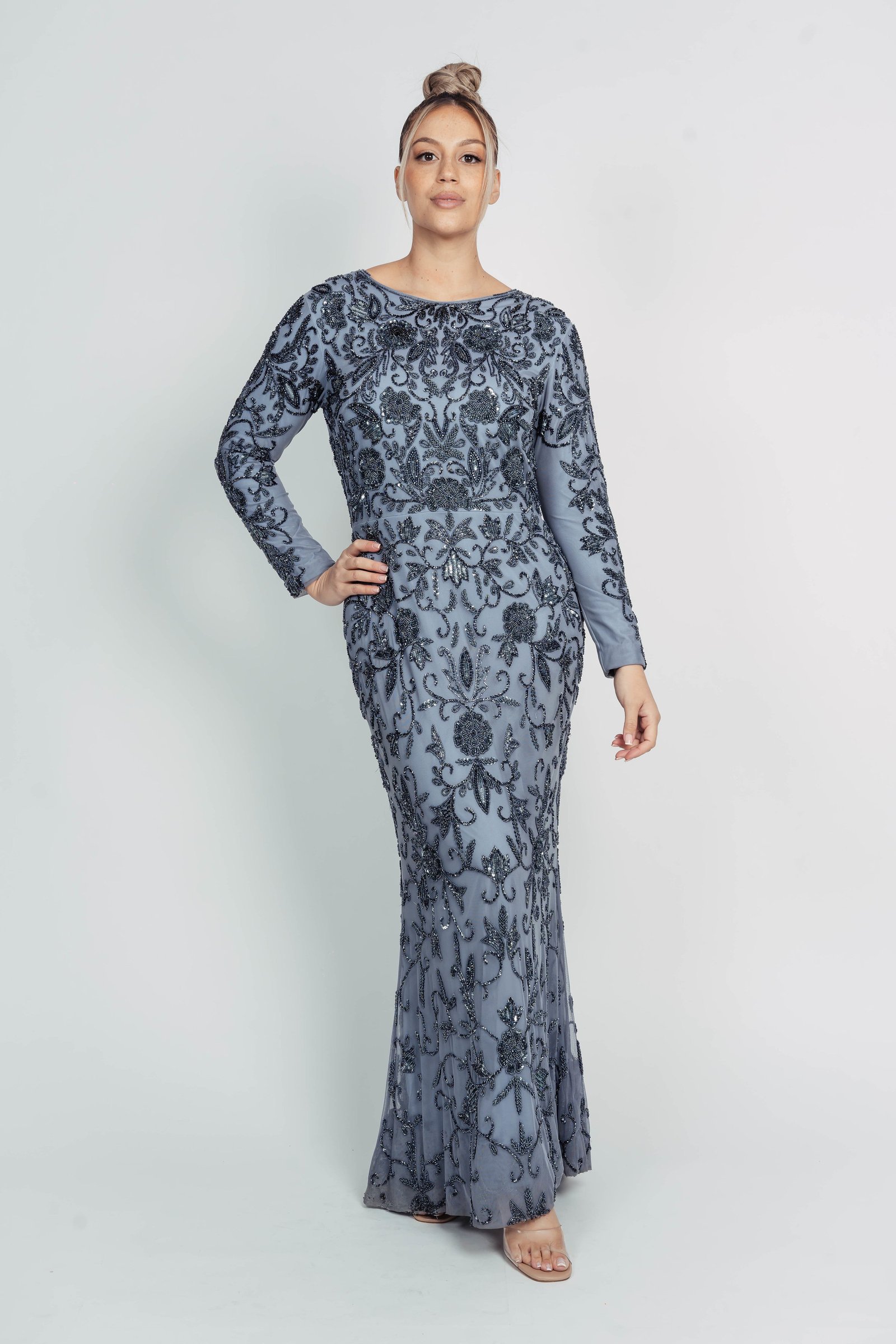 ADELLA MAXI BY MY SECRET WARDROBE GREY photo 9