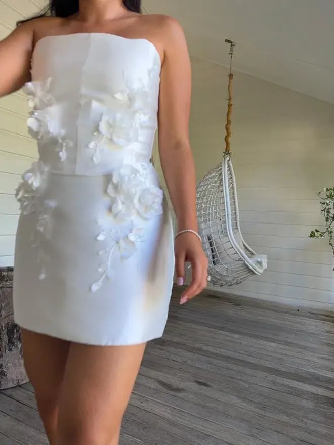 Siss Studio Daria Set White Size AU 8 photo 2