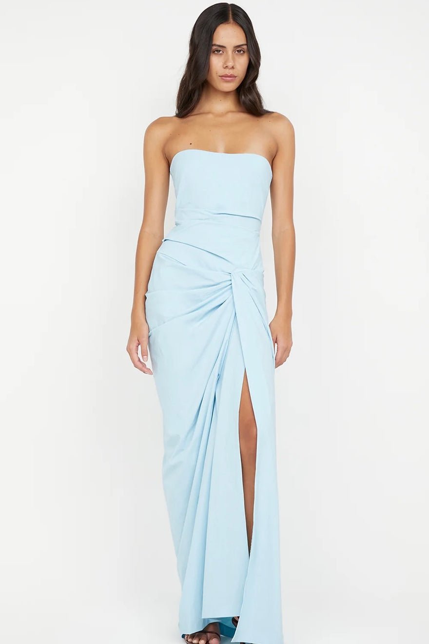 Bec & Bridge Domenic Strapless Dress - Sky Blue photo 4