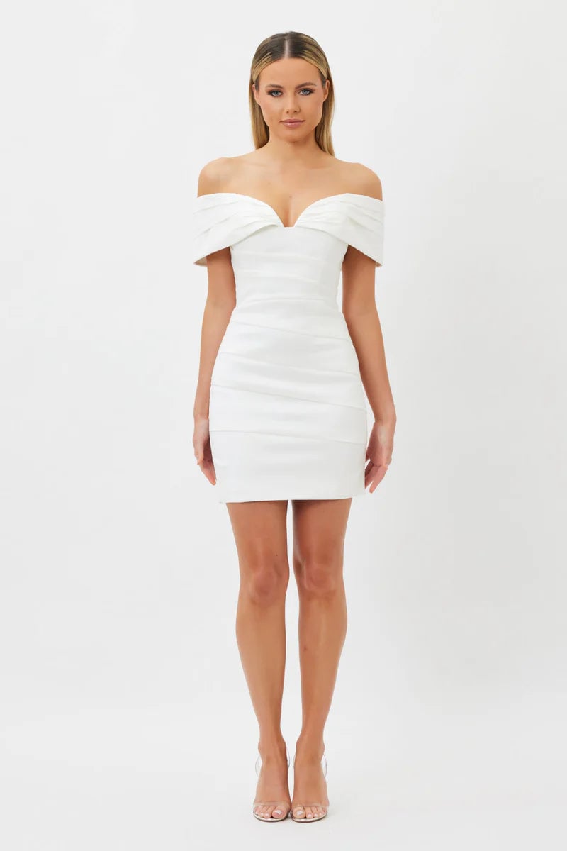 Bianca and Bridgett Katerina Mini Dress - White photo 2