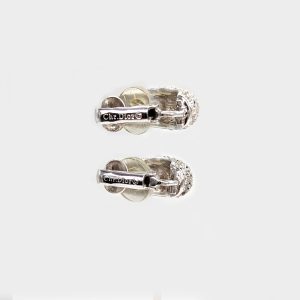 Dior Vintage Swarovski Silver Crystal Earrings photo 3