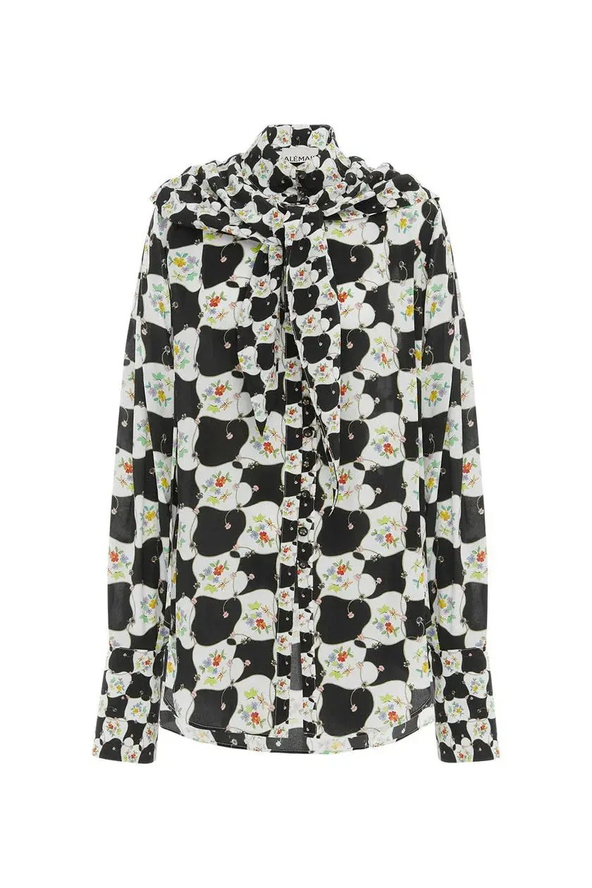 Alemais Venus Mini Dress Multi Floral Size 12 photo 5