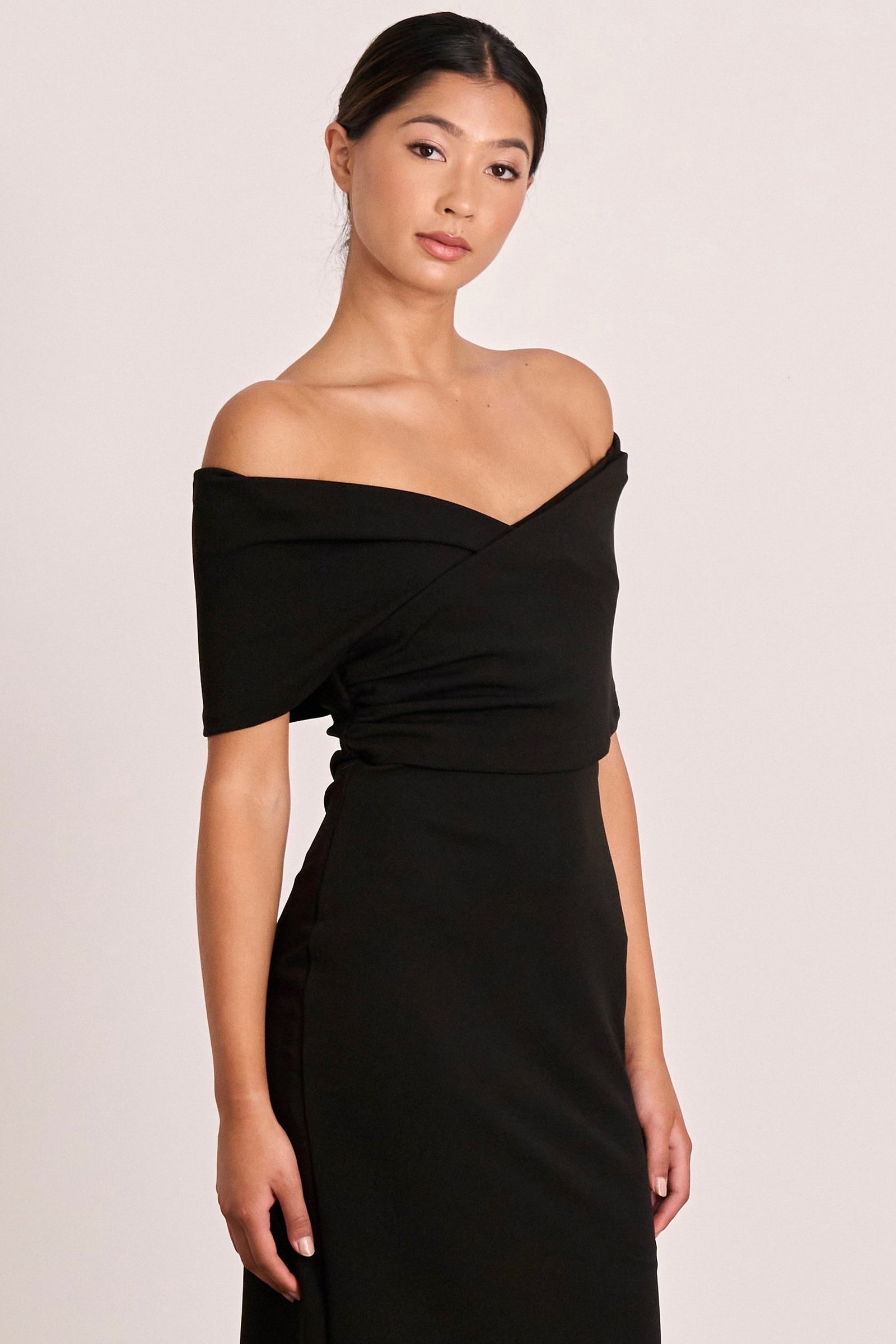 PASDUCHAS CHAKRA MIDI DRESS - BLACK photo 3