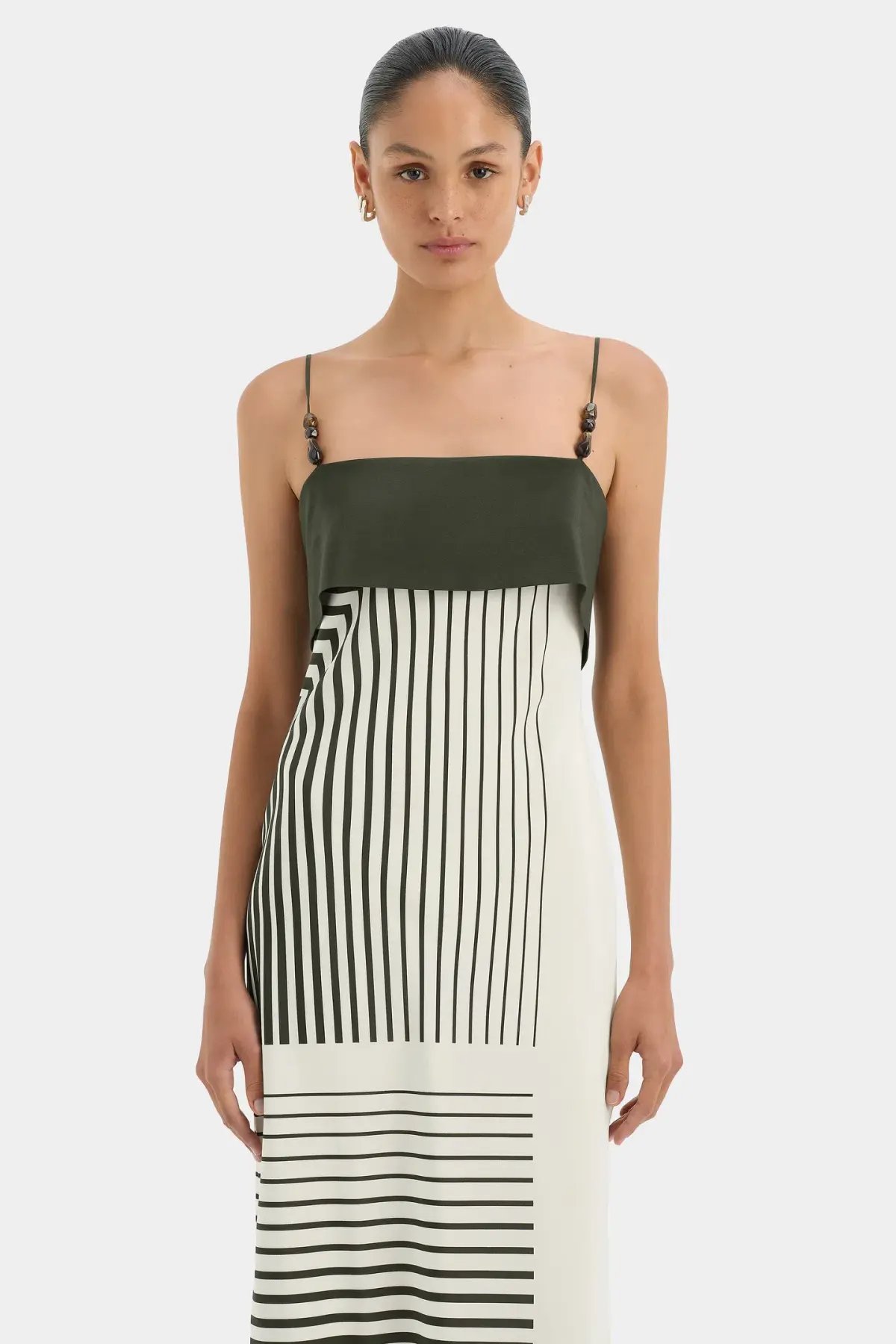 Sir the Label Leilana Slip Dress Garden Stripe Size 3 / AU 12 photo 2