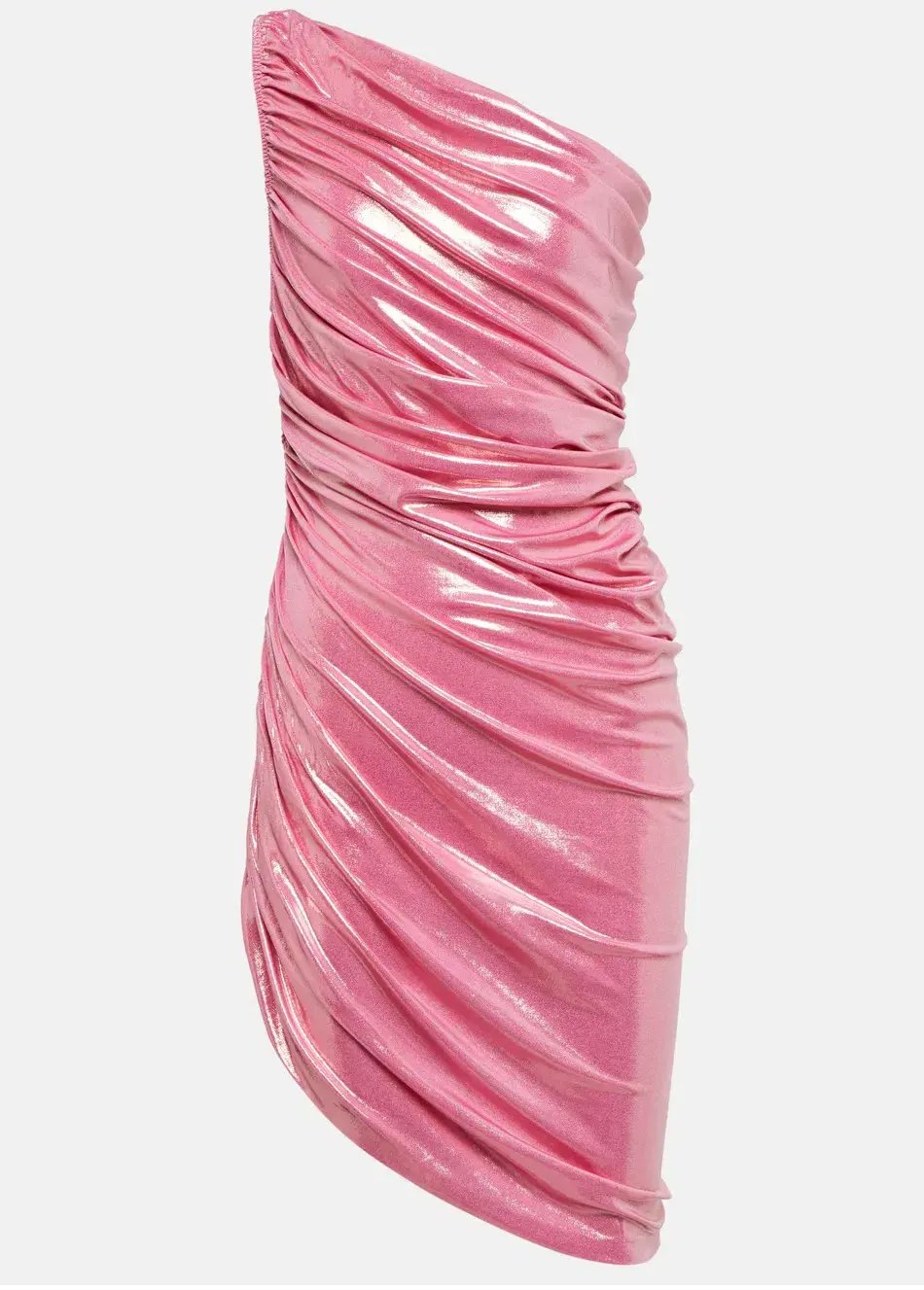 Norma Kamali Diana Dress Metalic Candy Pink Size AU 12 photo 4