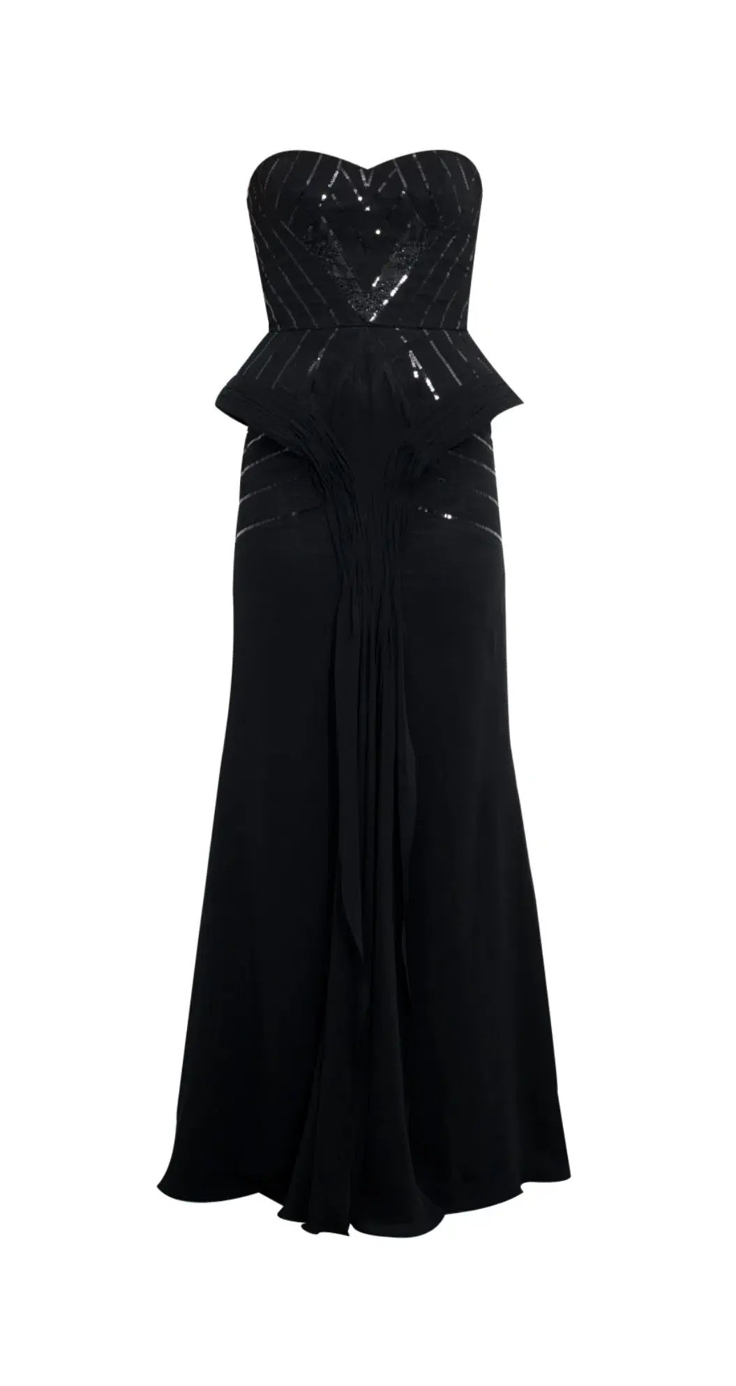 Bariano Sequin Peplum Dress - size 8 photo 3