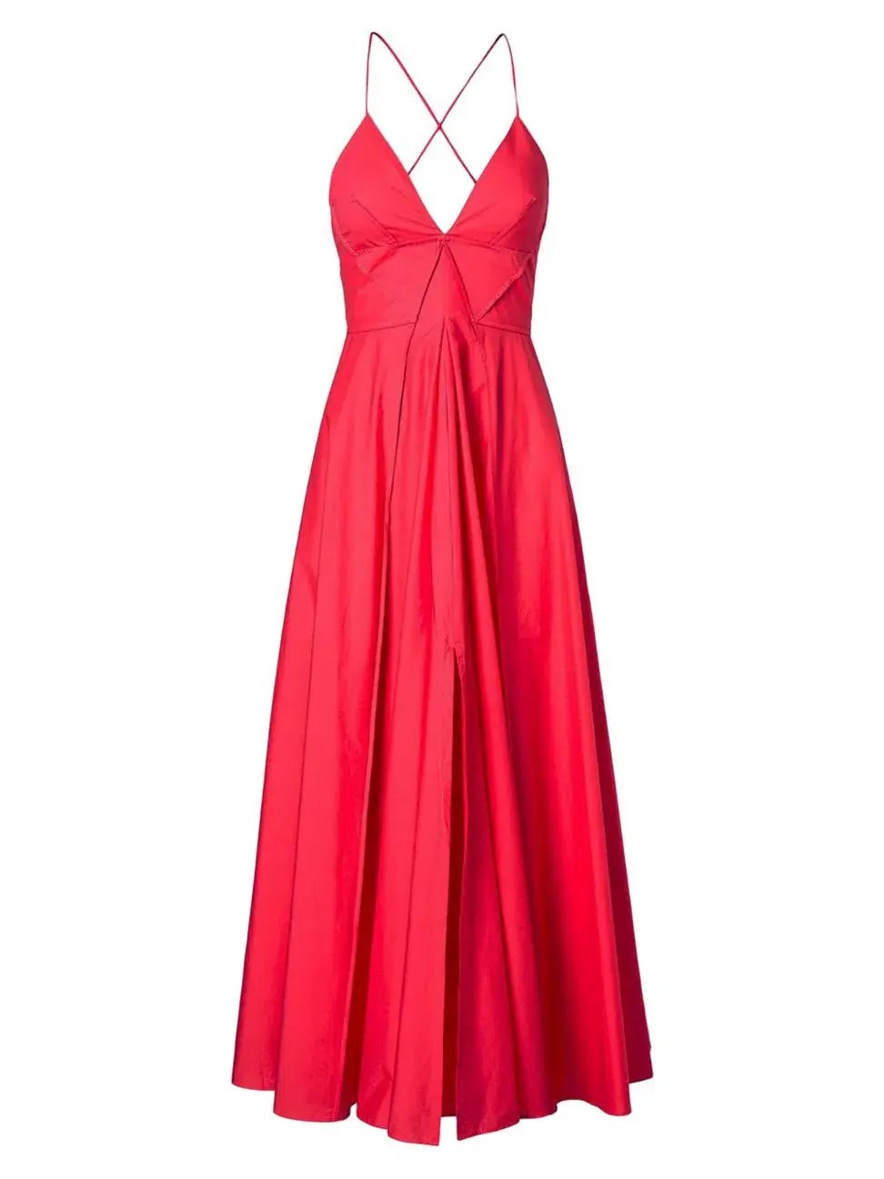 Scanlan Theodore Parachute Strappy Dress in Fuchsia Size 8 photo 4