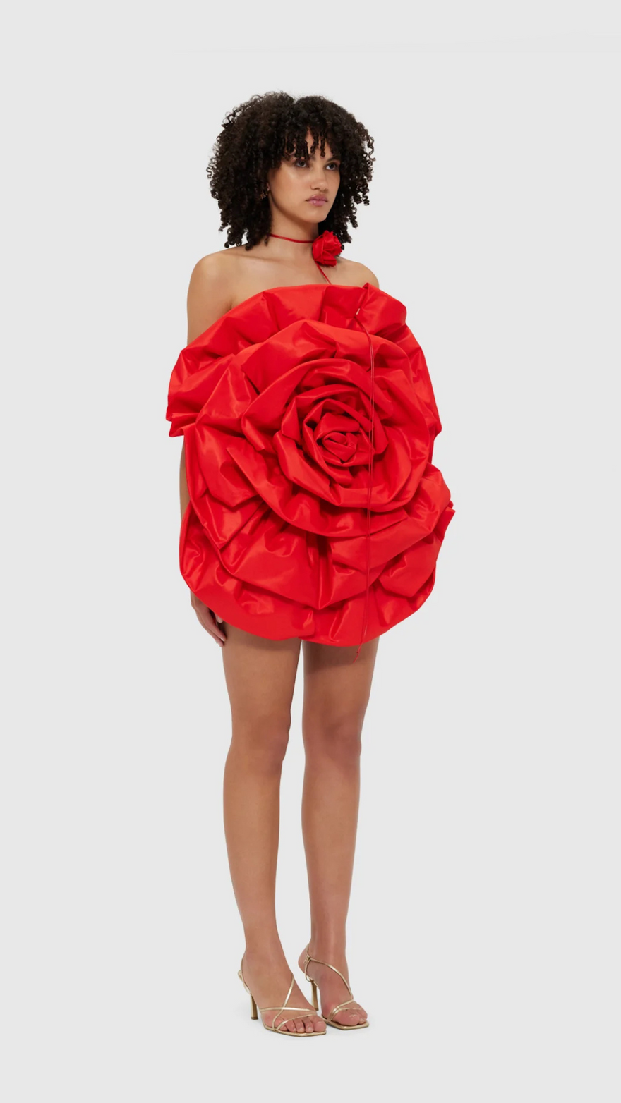 Leo Lin Bloom Rose Mini Dress photo 4