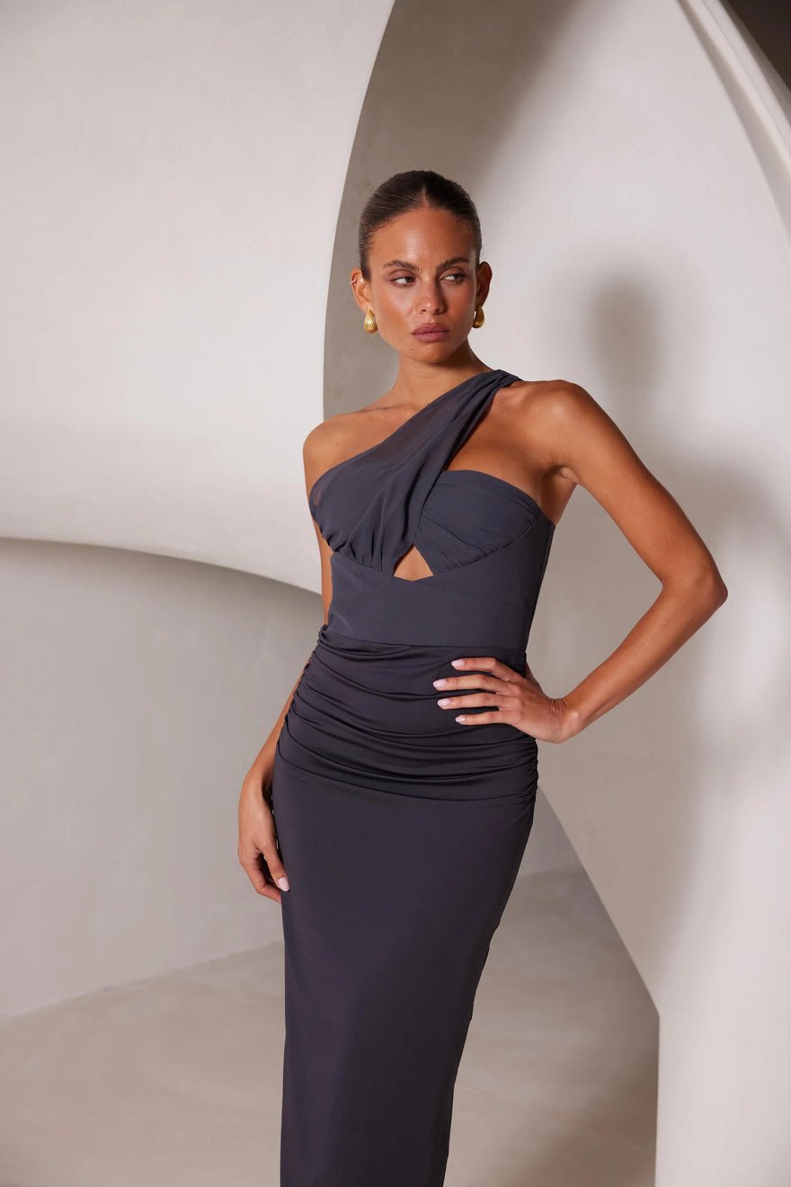 Elle Zeitoune Juliana Dress - Charcoal photo 3